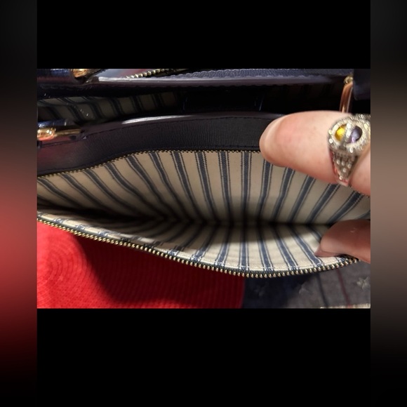 Dooney & Bourke Leather Saffiano Large Zip Satchel - Picture 8 of 8